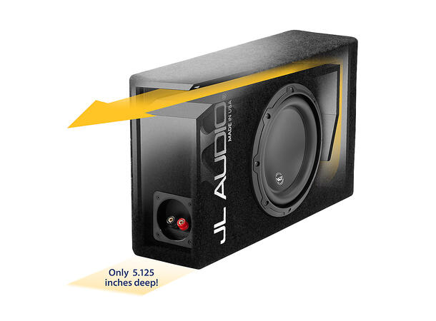 JL Audio - CP108LG-W3v3 basskasse enkel 8W3v3, MicroSub, port, 4ohm /term